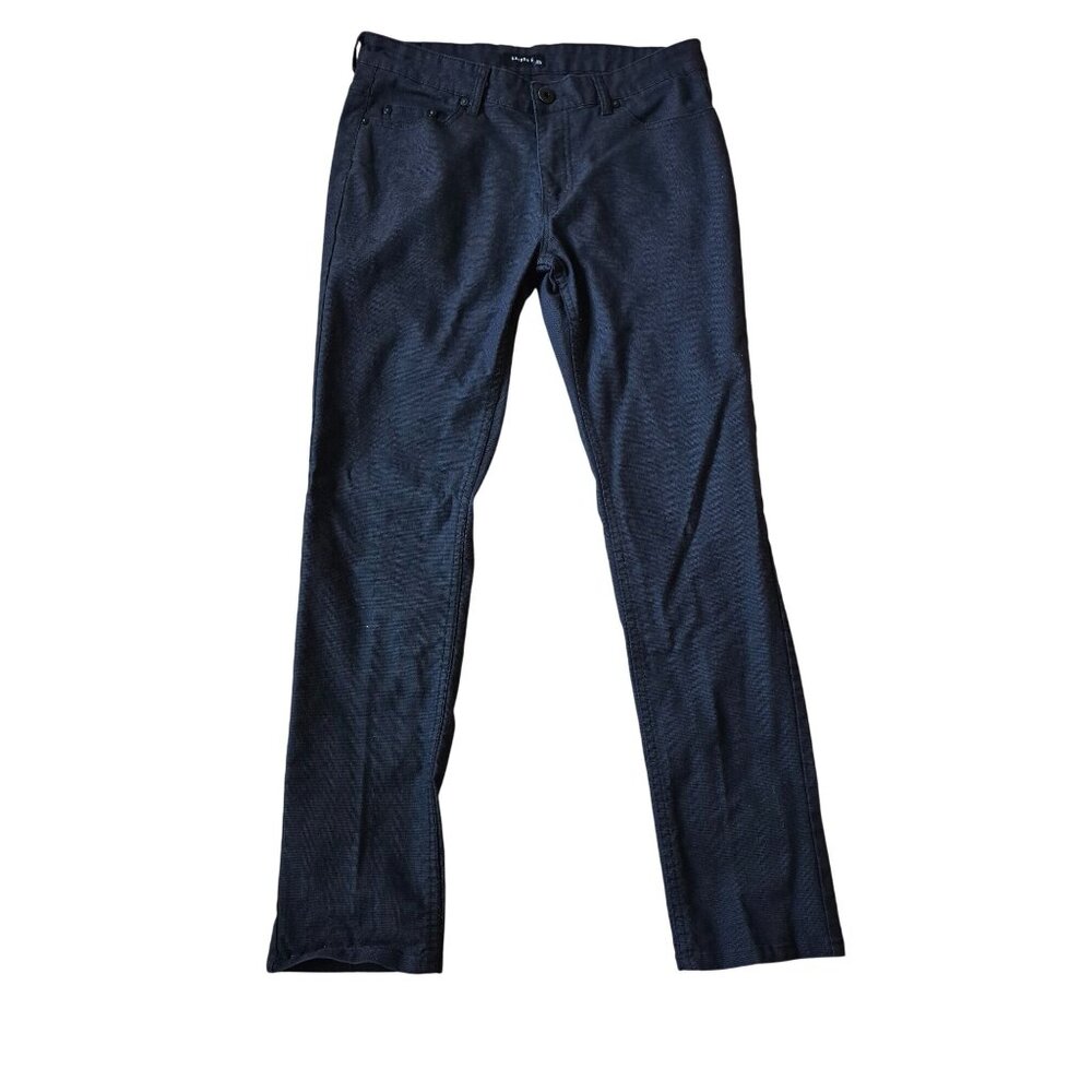 Kayden K Men's Slim 34/32 Black Straight Leg Casual Jeans Essential Normcore‎